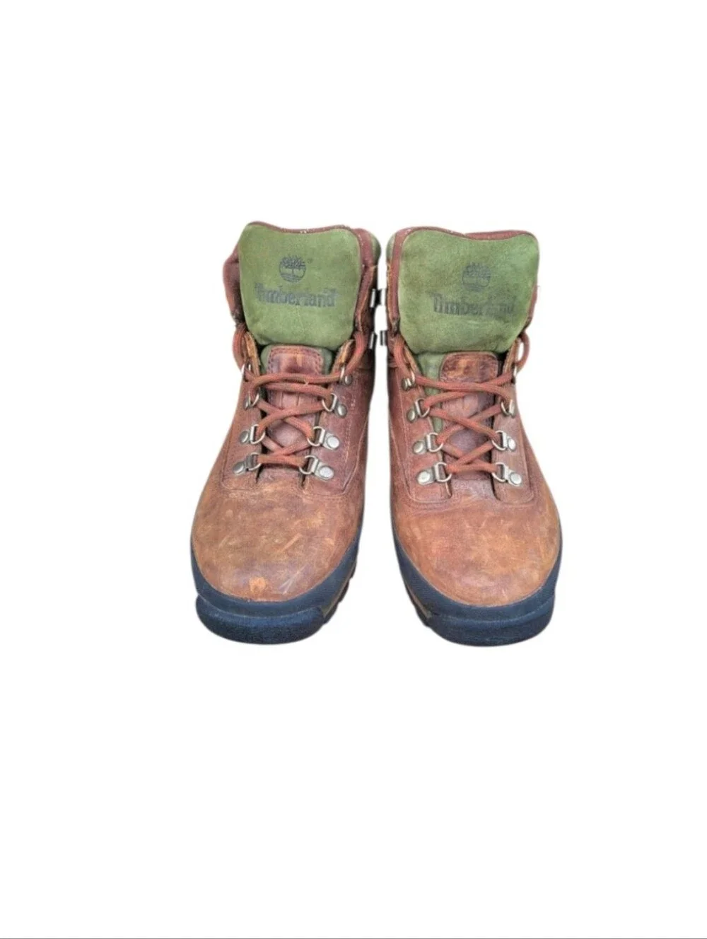 Timberland Euro Hiker Brown Leather Ankle Boot Trail Walk Outdoor Shoe Men 9